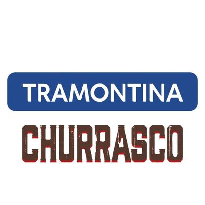 Imagem de Kit para Churrasco Tramontina Plenus com Lâminas em Aço Inox e Cabos de Polipropileno Marrom 3 Peças