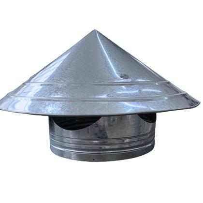 Imagem de Kit Para Churrasqueira Pré Moldada com Adaptador duto e chapéu chinês