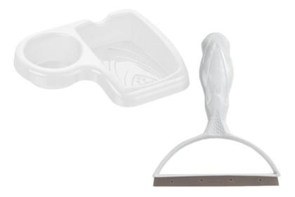Imagem de Kit Para Cozinha C/ Lixeira, Rodo E Porta Detergente Keita