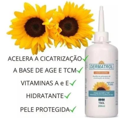 Imagem de Kit Para Diabéticos Feridas Perna Bota Unna + Óleo Dermatrol