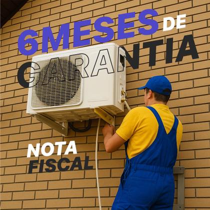 Imagem de Kit Para Instalação De Ar Condicionado 1/4 3/8 2 Metros Com Suporte 450mm PP 4 Vias 1.5