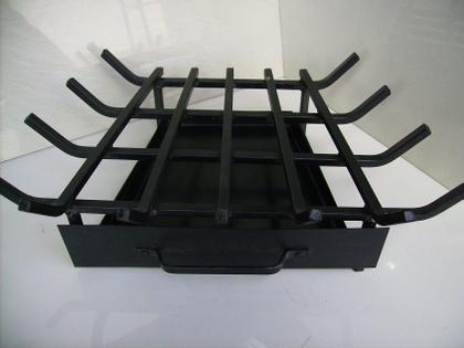 Imagem de Kit para Lareira Tela 80x50 Grelha e Ferramenta de Limpeza com Cabo de Madeira