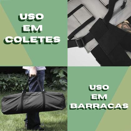 Imagem de Kit Para Mochila 25 Fechos De Plásticos + 25 Reguladores Prendedores Regulador Engate Bolsas 25mm Fivela Engate Rápido Bag Bolsinha Pochete