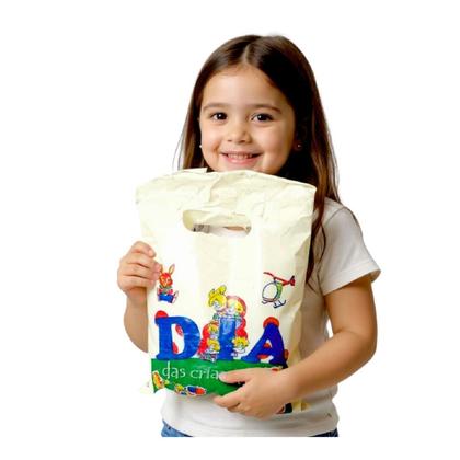 Imagem de Kit para montar 5 Sacolas Dia das Crianças Doces +Brinquedo