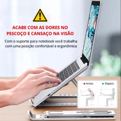 Imagem de Kit Para Notebook Teclado E Mouse Sem Fio Usb Suporte Aluminio+pilhas