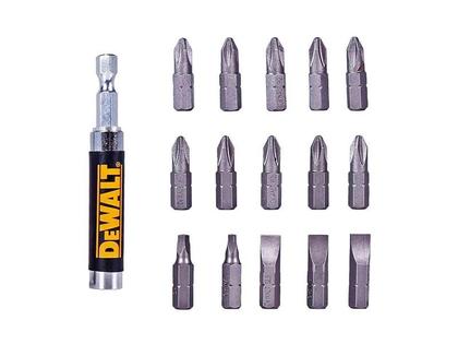 Imagem de Kit Para Parafusar Guia Magnética 16 PCS DeWalt DW2053
