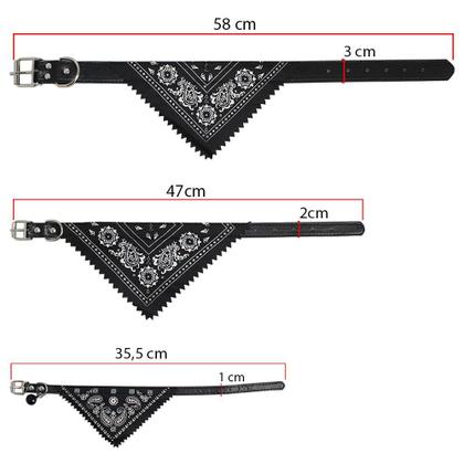 Imagem de Kit Para Passeio Com Guia Comprida 5 Metros Azul E Coleira Bandana P Roxa