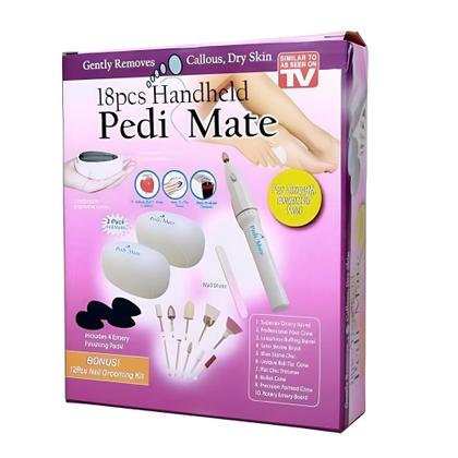 Kit para pedicure manicure removedor de calos completo com polidor de unhas lixador esfoliador e rachaduras - Yeet Imagem de Kit para pedicure manicure removedor de calos completo com polidor de unhas lixador esfoliador e rachaduras