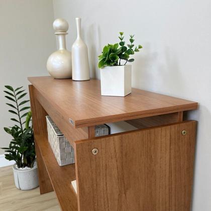 Imagem de Kit para Sala de Estar Rack Ripado e Aparador e Mesa de Centro City