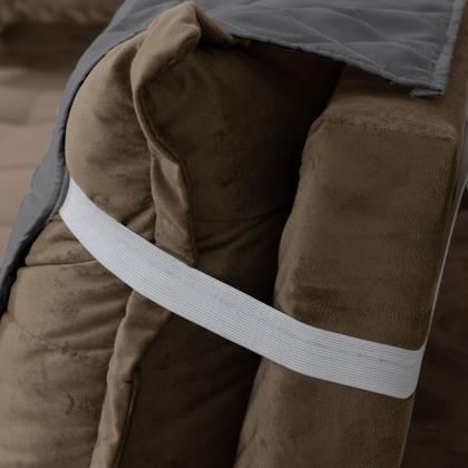 Imagem de Kit Para Sofá Retrátil e Reclinável Com Protetor de 2 Lugares 1,60m e Porta Copos Para o Braço