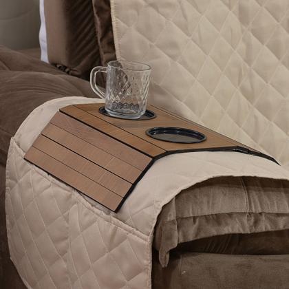 Imagem de Kit Para Sofá Retrátil e Reclinável Com Protetor de 2 Lugares 1,60m e Porta Copos Para o Braço