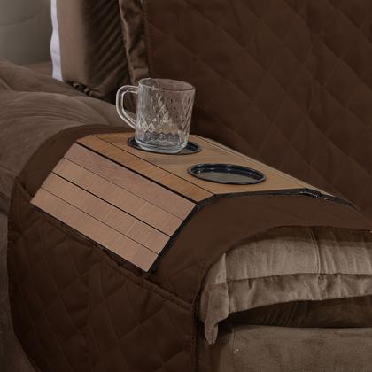 Imagem de Kit Para Sofá Retrátil e Reclinável Com Protetor de 2 Lugares 2,40m e Porta Copos Para o Braço