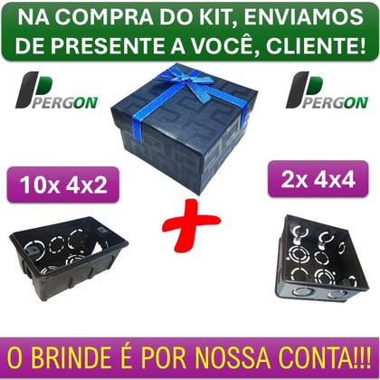 Imagem de Kit para sua Laje Conduíte Laranja Reforçado Pergon 3/4"x 200mts + 20x Lajotas de Teto 27/30cm + b