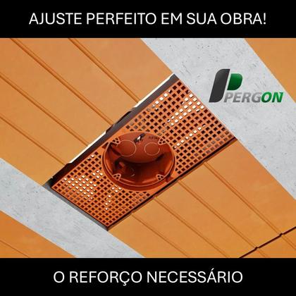 Imagem de Kit para sua Laje Conduíte Laranja Reforçado Pergon 3/4"x 200mts + 20x Lajotas de Teto 27/30cm + b
