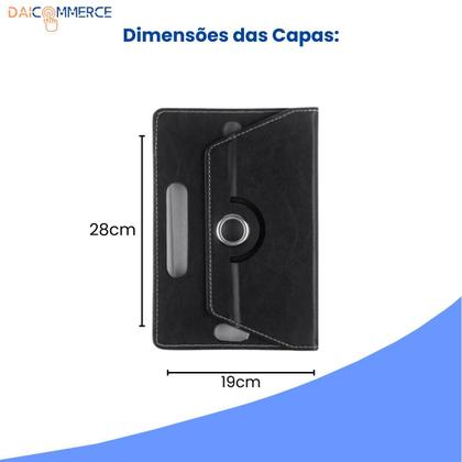 Imagem de Kit para Tablet TCL TAB 10L Geração 3: Capa, Película e Caneta Touch