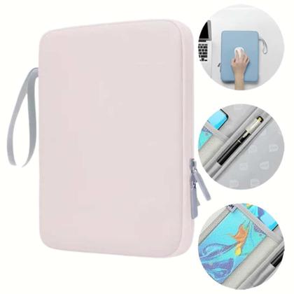 Imagem de Kit Para Tablet Xiaomi Redmi Pad SE 11" Pasta Case Rosa + Teclado e Mouse sem fio Bluetooth
