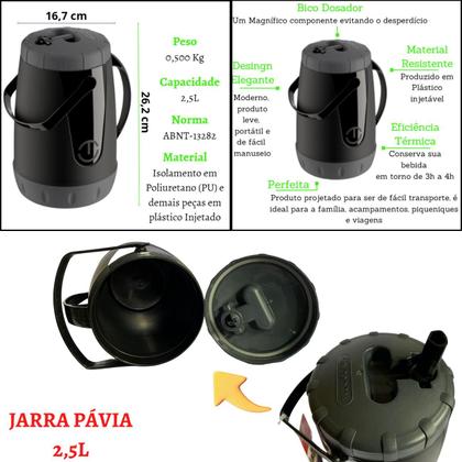 Imagem de Kit Para Tereré Garrafa Lisa Black Erva Mate 500g Copo Cuia Quadrado Acrílico Bomba Clássica Preta