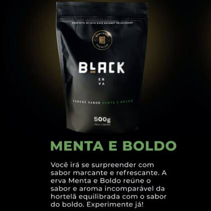 Imagem de Kit Para Tereré Garrafa Lisa Black Erva Mate 500g Copo Cuia Quadrado Acrílico Bomba Clássica Preta