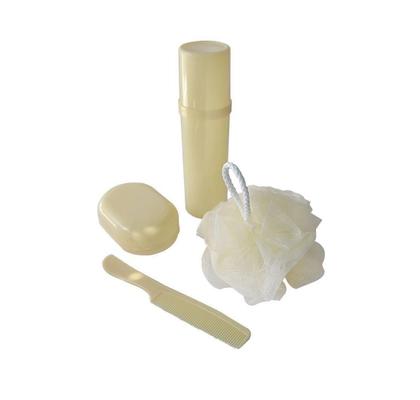 Imagem de Kit para viagem de plástico com 04 peças
