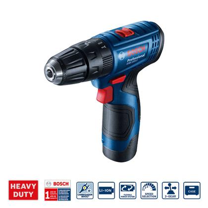 Imagem de Kit paraf/furadeira bivolt gsb120li + jogo de bits x-line 33pc - bosch