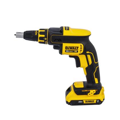 Imagem de Kit Parafusadeira Drywall 20V Brushless com 4 Baterias 2Ah, Carregador e Bolsa para Transporte - DCF620D2-B2