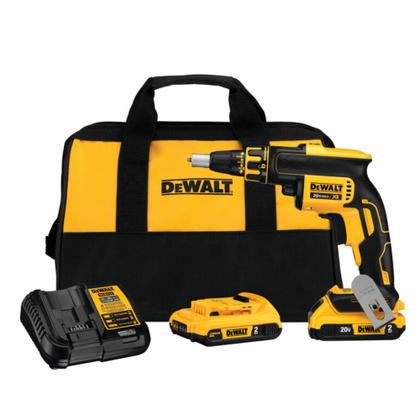 Imagem de Kit Parafusadeira Drywall 20V MAX com 2 Baterias 2Ah e 2 Baterias 5Ah - DCF620D2-B2