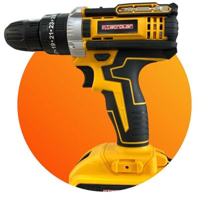 Imagem de Kit Parafusadeira Elétrica Sem Fio Com Ferramentas Manuais