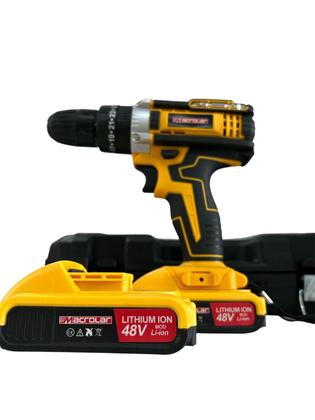 Imagem de Kit Parafusadeira Elétrica Sem Fio Com Ferramentas Manuais