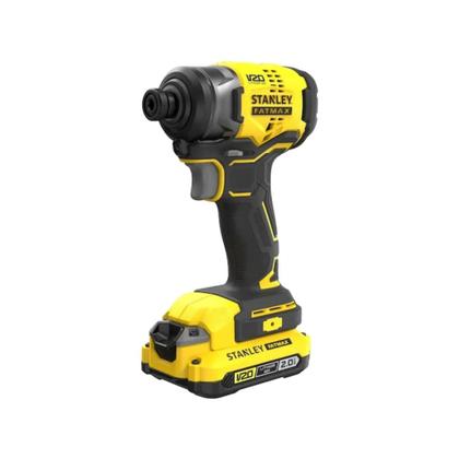 Imagem de Kit Parafusadeira Stanley Brushless 20V SBDI465D2T-BR com LED + Carregador Bivolt