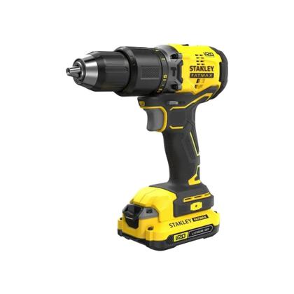 Imagem de Kit Parafusadeira Stanley Brushless 20V SBDI465D2T-BR com LED + Carregador Bivolt