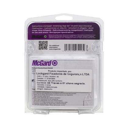 Imagem de Kit Parafuso Antifurto Roda McGard Jeep Renegade Commander