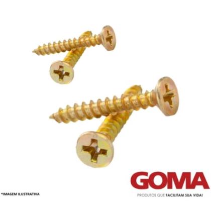 Imagem de Kit Parafuso Chipboard Goma 6 x 60 mm com 50 Peças