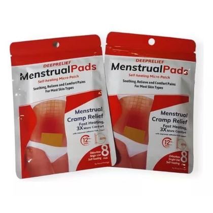 Imagem de Kit Parches Adesivos Termicos Para Cólica Menstrual Alivia dor