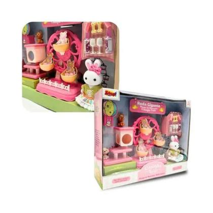 Imagem de Kit Parque Casinha Feliz Playground + Roda Gigante Zoop Toys