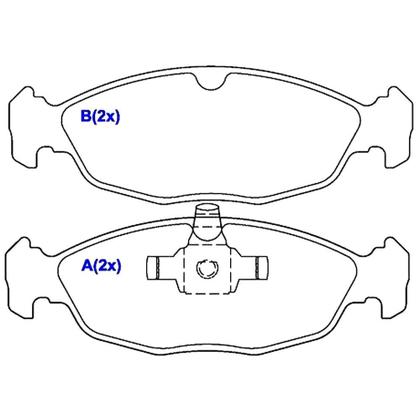 Imagem de Kit Pastilha Disco Diant Ventilado Prisma 1.0 1.4 16 a 19