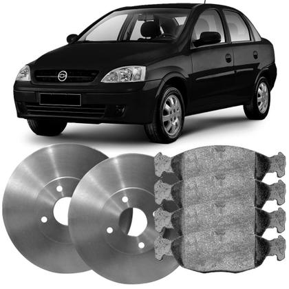 Imagem de Kit Pastilha Disco Dianteiro Sólido Corsa 1.0 1.4 94 a 2005