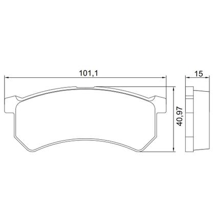 Imagem de Kit Pastilha Disco Dianteiro Sólido Kwid 1.0 Fremax Cobreq
