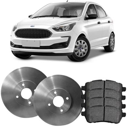 Imagem de Kit Pastilha Disco Dianteiro Ventilado Ford Ka 2018 a 2021