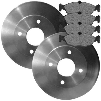 Imagem de Kit Pastilha Disco Freio Chevrolet Corsa Classic 1.0 2010 a 2016 Dianteiro Sólido Teves