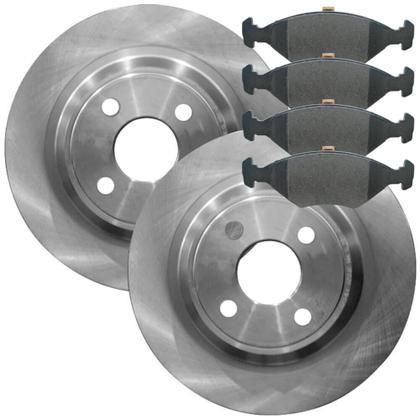 Imagem de Kit Pastilha Disco Freio Fiat Uno 87 a 2003 Dianteiro Sólido TRW