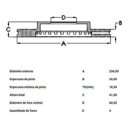 Imagem de Kit Pastilha Disco Freio Kadett 89 a 96 Dianteiro Ventilado Varga Lonaflex
