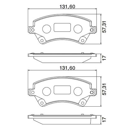 Imagem de Kit Pastilha Disco Freio Toyota Corolla 2003 a 2007 Dianteiro Trw Ventilado TRW