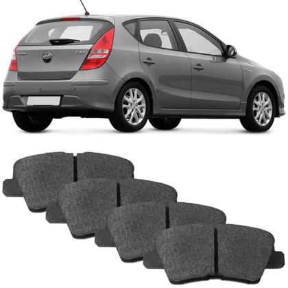 Imagem de Kit Pastilha Freio Azera Elantra I30 Soul 2010 a 2020 Traseira Akebono Fras-Le PD1368