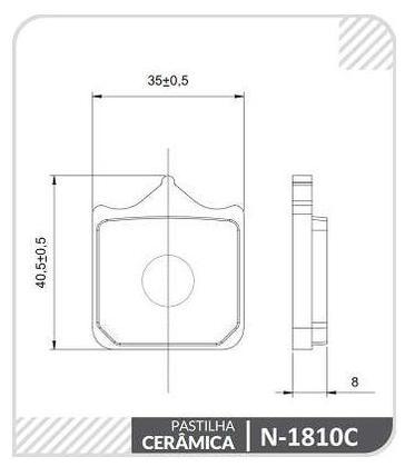 Imagem de Kit Pastilha Freio Cerâmica Dianteira e Traseira Cobreq N-1810C x2 e N-932C BMW S1000 RR R