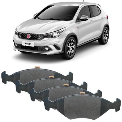 Imagem de Kit Pastilha Freio Fiat Argo 2018 a 2019 Dianteiro Teves Cobreq