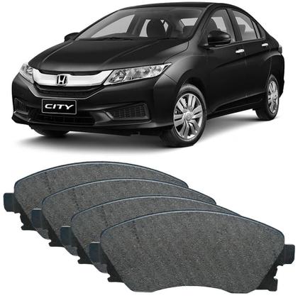 Imagem de Kit Pastilha Freio Honda City 2014 a 2017 Dianteira Frasle