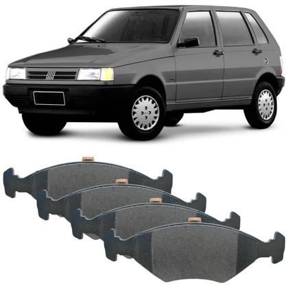Imagem de Kit Pastilha Freio Palio Premio Uno 85 a 2003 Dianteira Teves Frasle PD25
