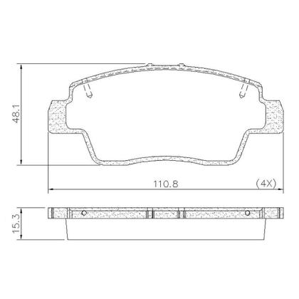 Imagem de Kit Pastilha Freio Renault Kwid 2017 a 2021 Dianteira Frasle