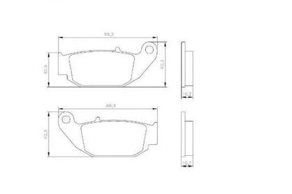 Imagem de Kit Pastilhas de Freio Bros 160 Freio Cbs 2018-2020