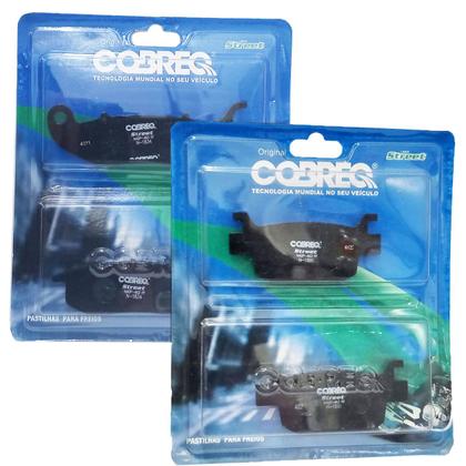 Imagem de Kit Pastilhas de Freio Pcx 150 Com Abs 2019 A 2024 Cobreq